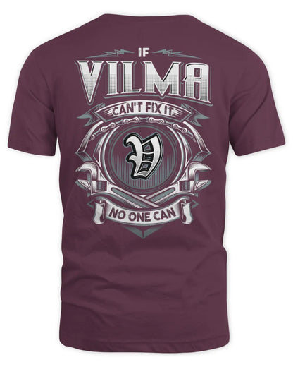 VILMA AP81-K4-626 - Personalized Ahmed Quote Apparel “If Ahmed Can't Fix It, No One Can” - Unisex Standard T-Shirt - Maroon