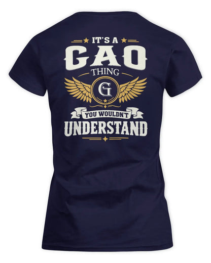 GAO KT06-M008 It’s a [NAME] Thing – You Wouldn’t Understand | Personalized Vintage T-Shirt - Women's Standard T-Shirt - Navy