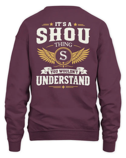 SHOU KT06-M008 It’s a [NAME] Thing – You Wouldn’t Understand | Personalized Vintage T-Shirt - Unisex Sweatshirt - Maroon