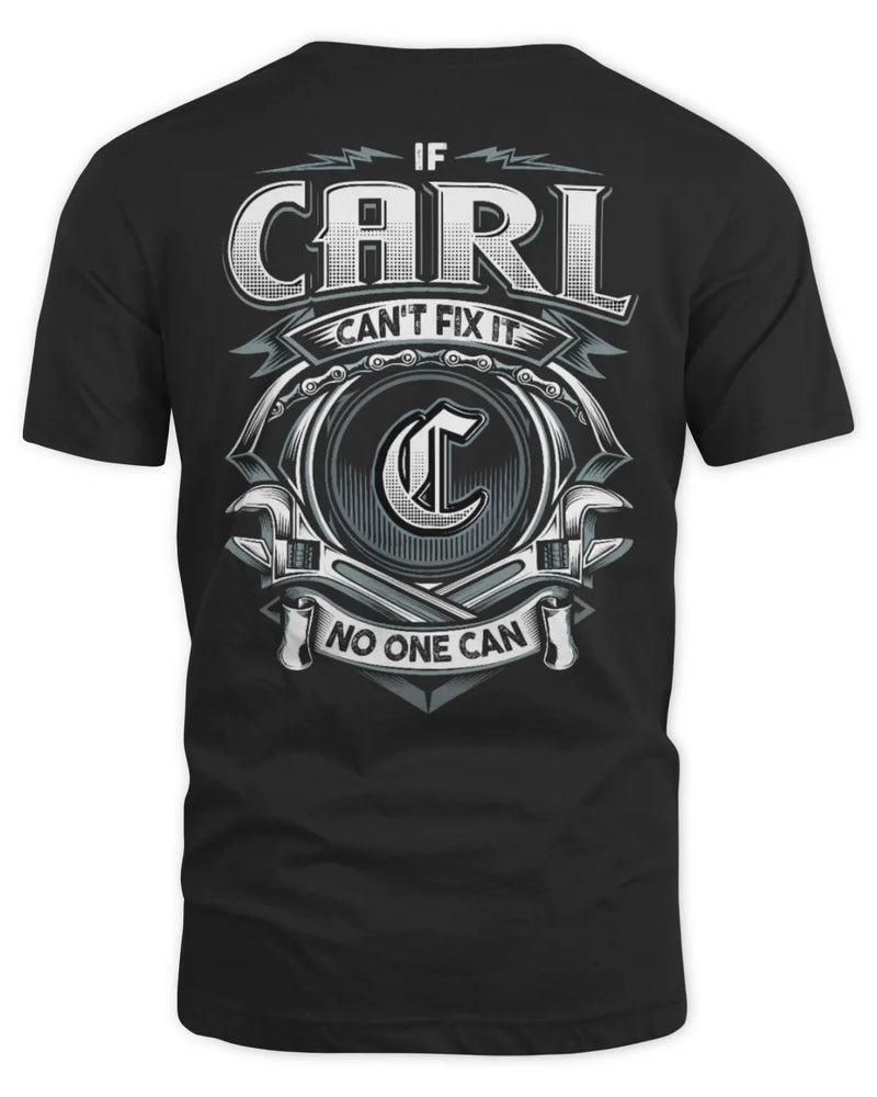CARL AP81-K4-626 - Personalized Ahmed Quote Apparel “If Ahmed Can't Fix It, No One Can” - Unisex Standard T-Shirt - Black