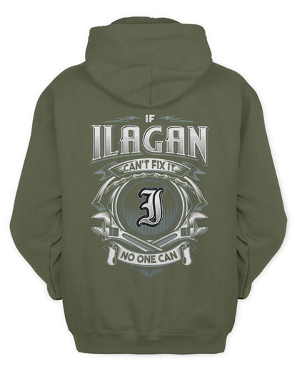 ILAGAN AP81-K4-626 - Personalized Ahmed Quote Apparel “If Ahmed Can't Fix It, No One Can” - Unisex Hoodie - Military Green