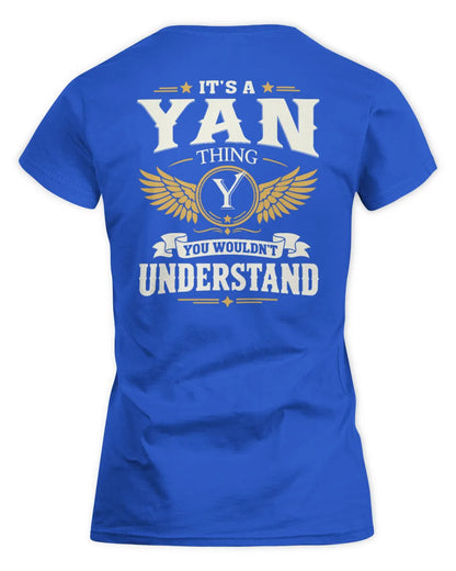 YAN KT06-M008 It’s a [NAME] Thing – You Wouldn’t Understand | Personalized Vintage T-Shirt - Women's Standard T-Shirt - Royal
