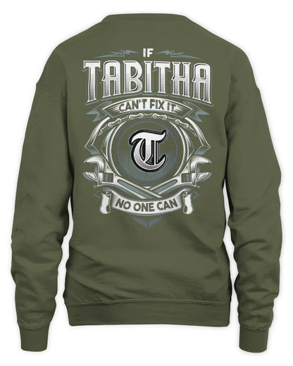 TABITHA AP81-K4-626 - Personalized Ahmed Quote Apparel “If Ahmed Can't Fix It, No One Can” - Unisex Sweatshirt - Military Green