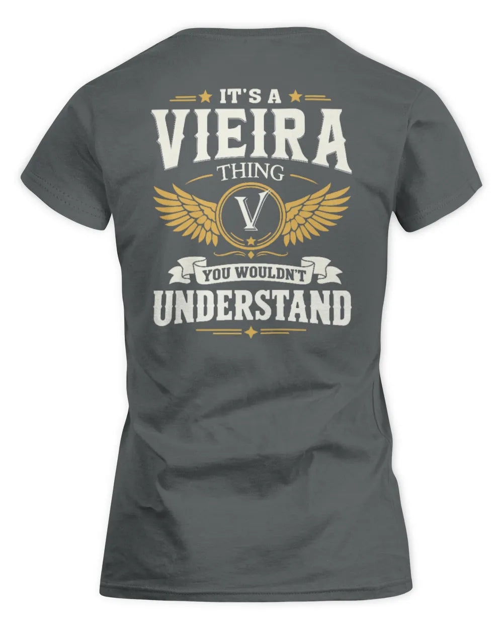 VIEIRA KT06-M008 It’s a [NAME] Thing – You Wouldn’t Understand | Personalized Vintage T-Shirt - Women's Standard T-Shirt - Charcoal