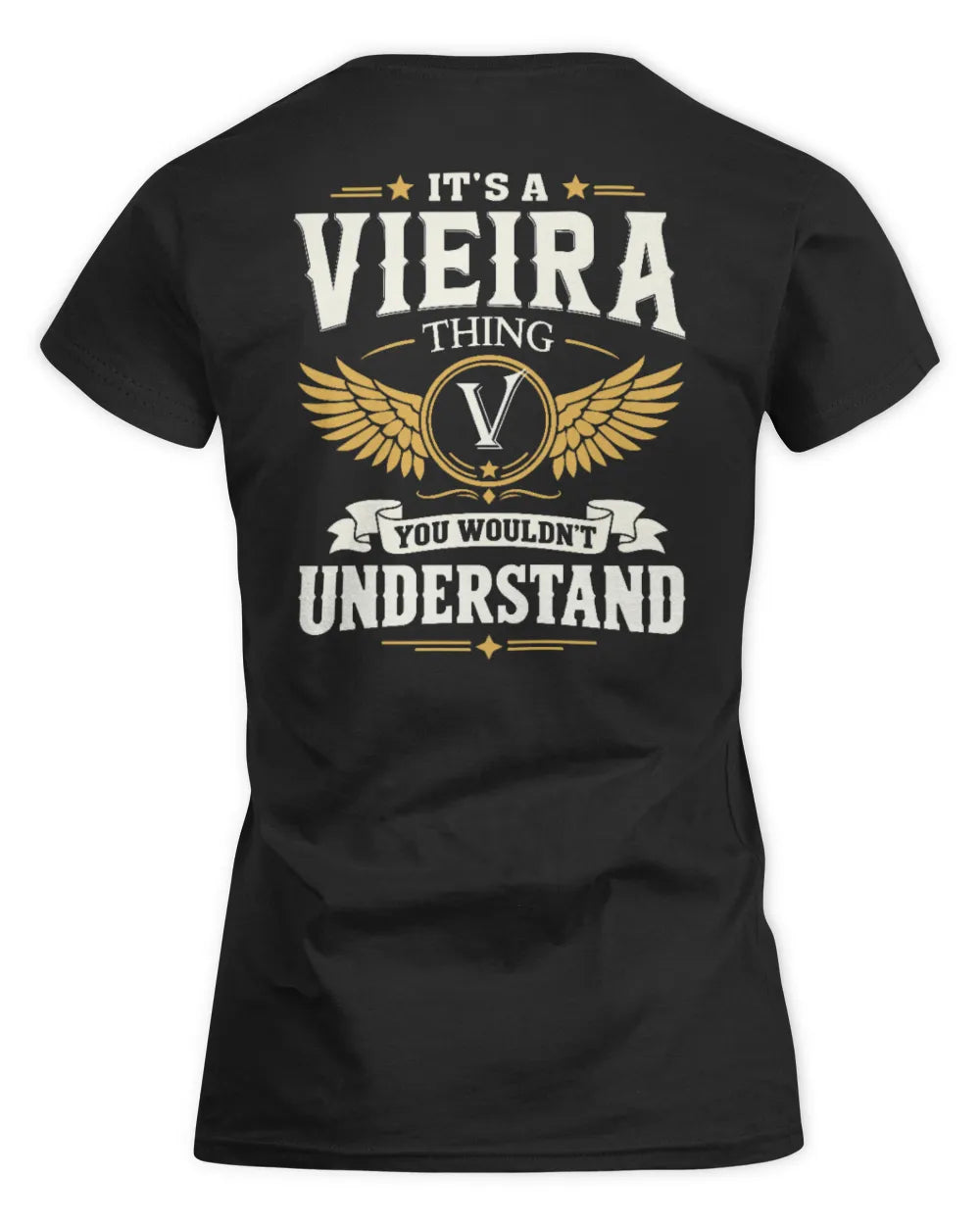 VIEIRA KT06-M008 It’s a [NAME] Thing – You Wouldn’t Understand | Personalized Vintage T-Shirt - Women's Standard T-Shirt - Black