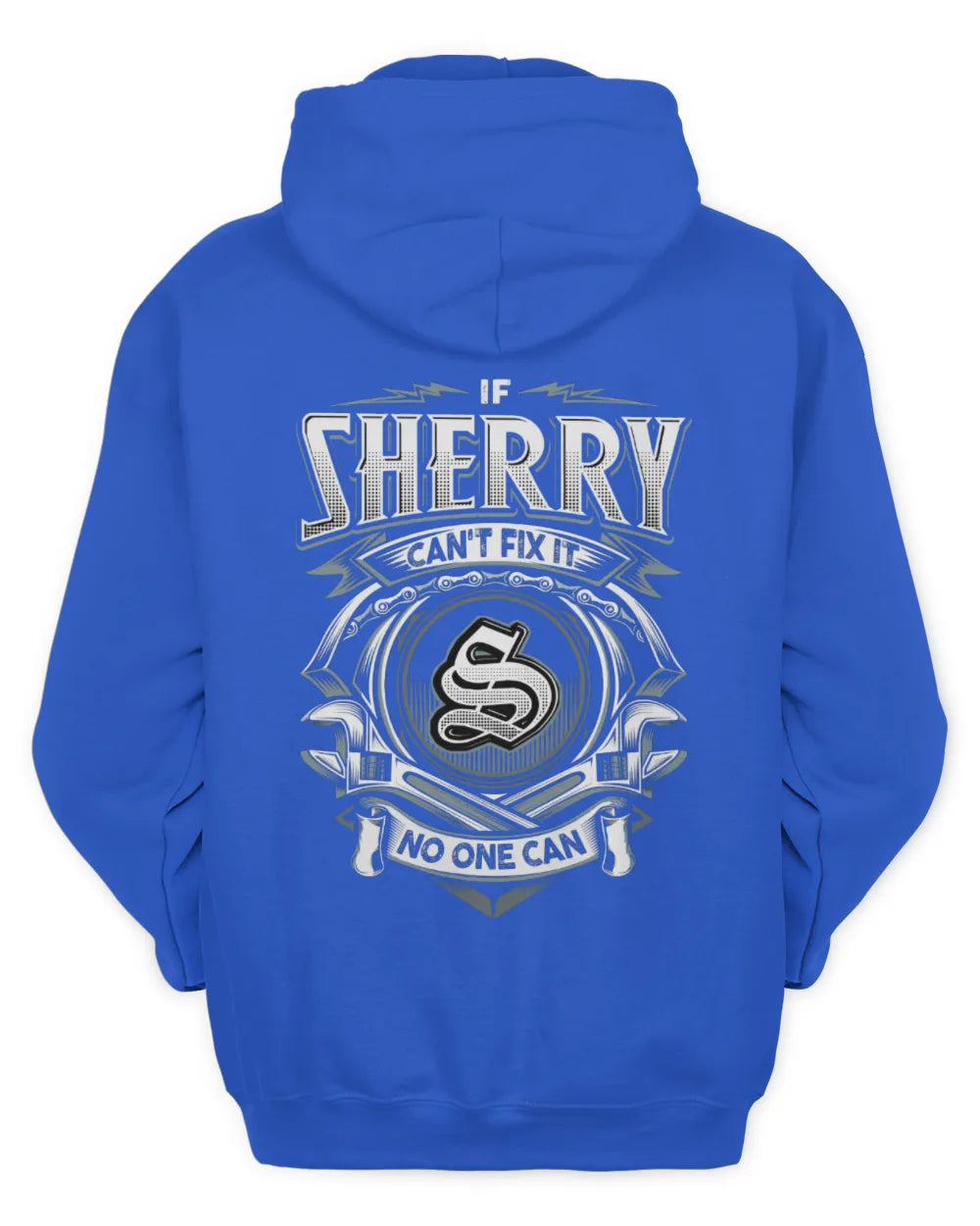 SHERRY AP81-K4-626 - Personalized Ahmed Quote Apparel “If Ahmed Can't Fix It, No One Can” - Unisex Hoodie - Royal