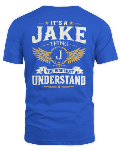 JAKE KT06-M008 It’s a [NAME] Thing – You Wouldn’t Understand | Personalized Vintage T-Shirt - Unisex Standard T-Shirt - Royal
