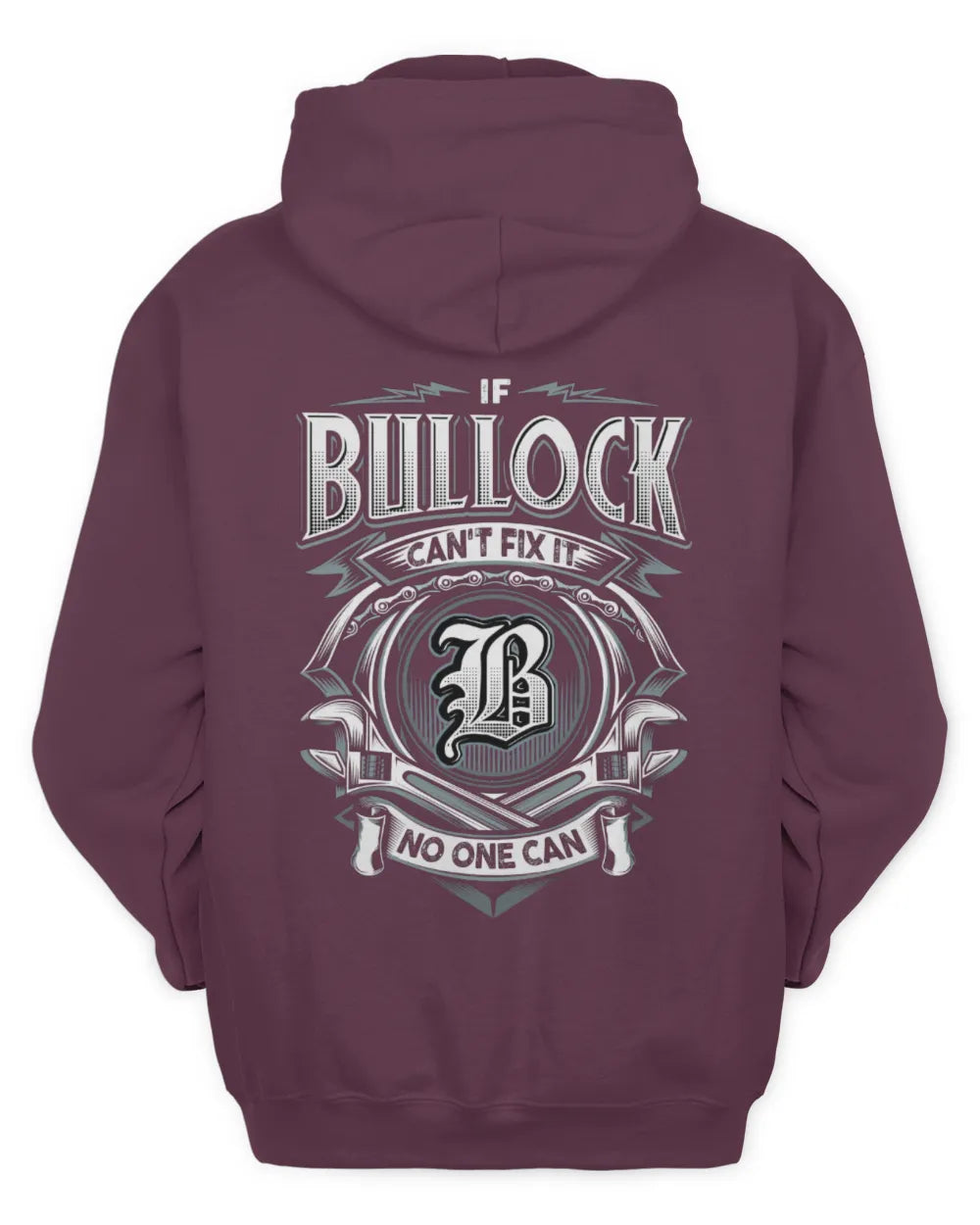 BULLOCK AP81-K4-626 - Personalized Ahmed Quote Apparel “If Ahmed Can't Fix It, No One Can” - Unisex Hoodie - Maroon