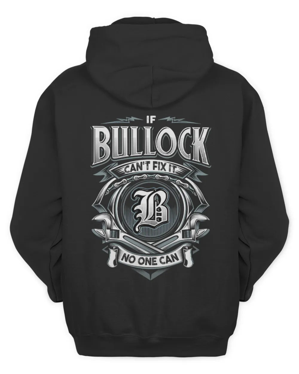 BULLOCK AP81-K4-626 - Personalized Ahmed Quote Apparel “If Ahmed Can't Fix It, No One Can” - Unisex Hoodie - Black