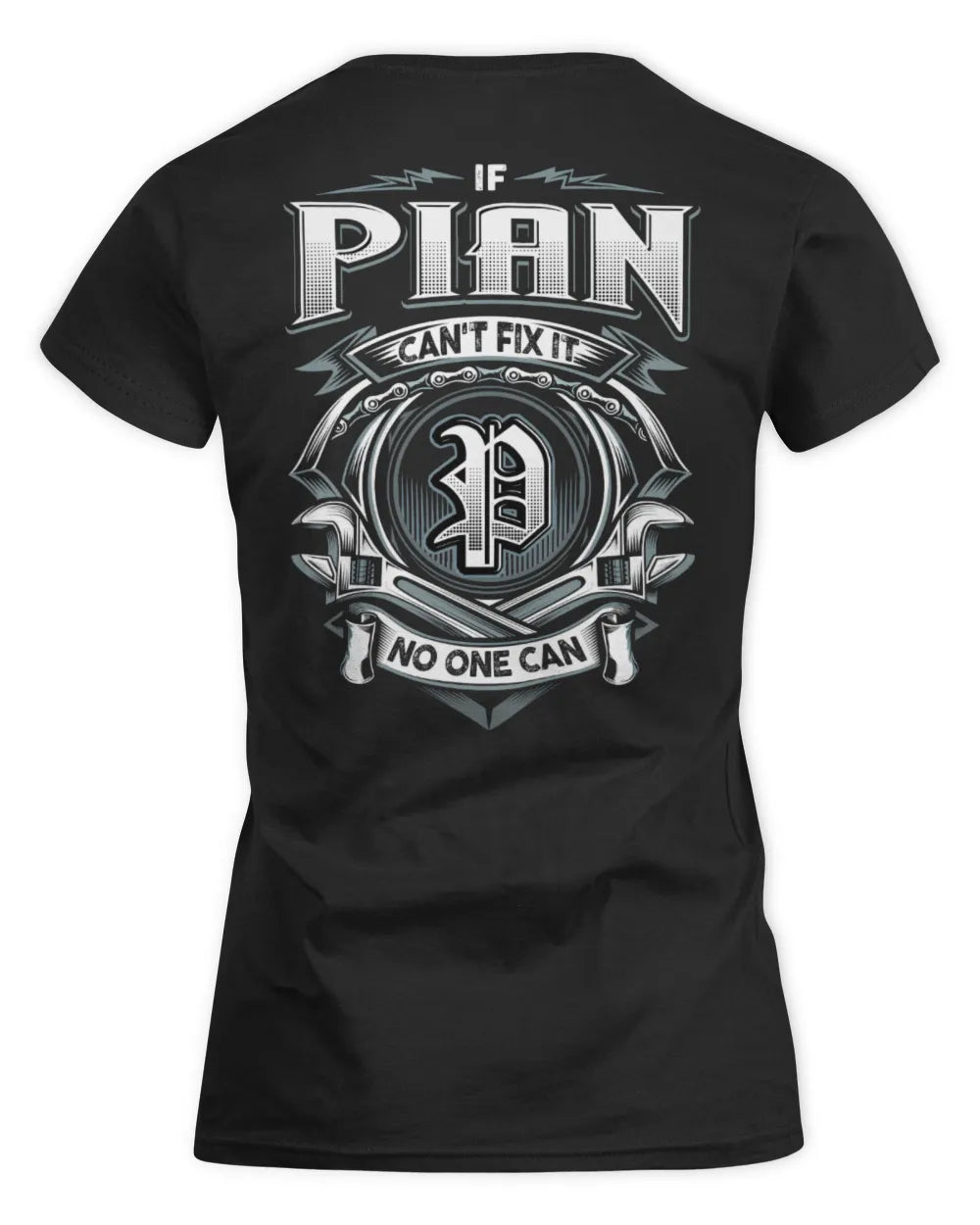 PIAN AP81-K4-626 - Personalized Ahmed Quote Apparel “If Ahmed Can't Fix It, No One Can” - Women's Standard T-Shirt - Black