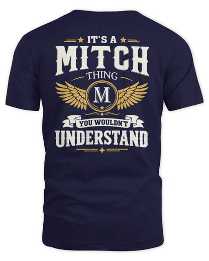 MITCH KT06-M008 It’s a [NAME] Thing – You Wouldn’t Understand | Personalized Vintage T-Shirt - Unisex Standard T-Shirt - Navy