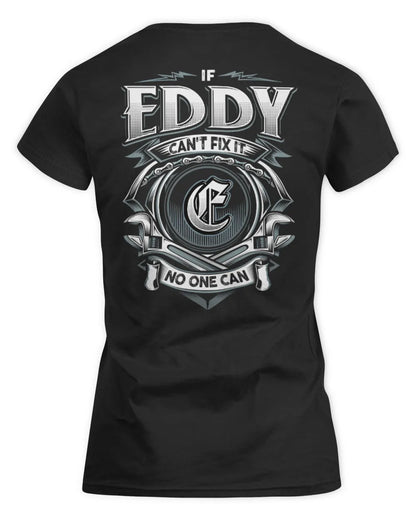 EDDY AP81-K4-626 - Personalized Ahmed Quote Apparel “If Ahmed Can't Fix It, No One Can” - Women's Standard T-Shirt - Black