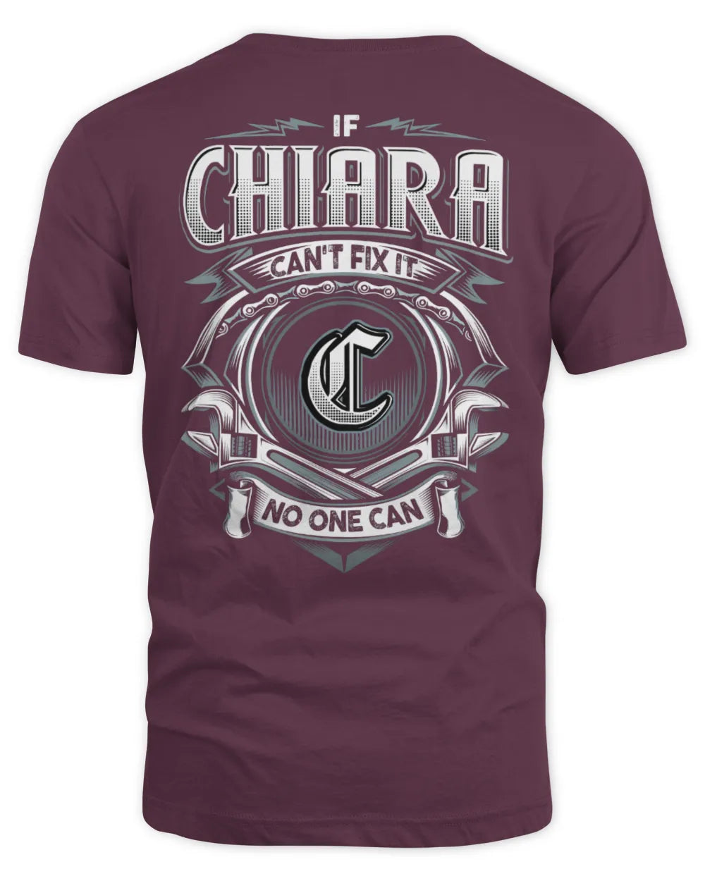 CHIARA AP81-K4-626 - Personalized Ahmed Quote Apparel “If Ahmed Can't Fix It, No One Can” - Unisex Standard T-Shirt - Maroon