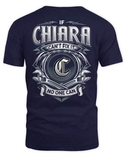 CHIARA AP81-K4-626 - Personalized Ahmed Quote Apparel “If Ahmed Can't Fix It, No One Can” - Unisex Standard T-Shirt - Navy