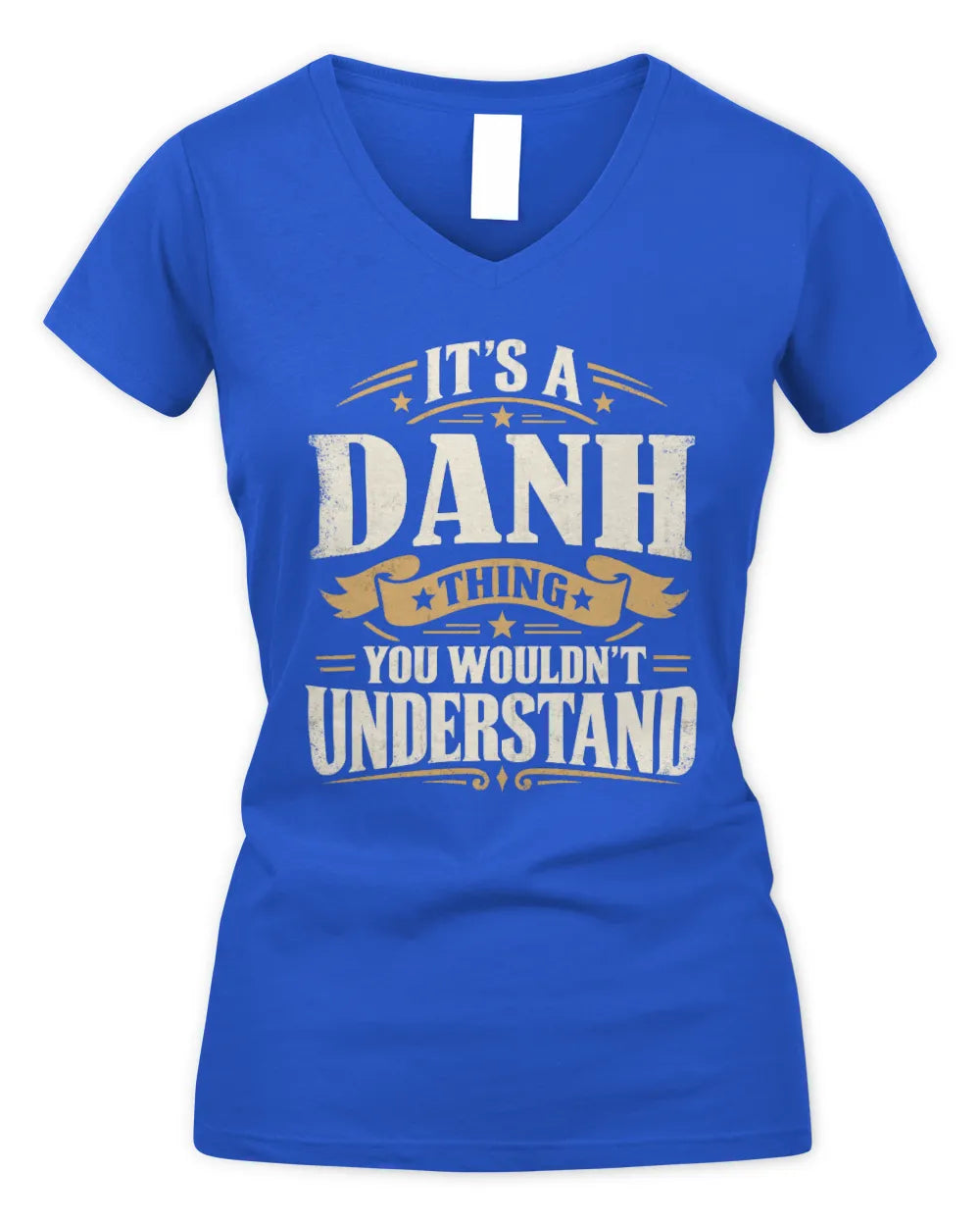 DANH P08 TH51 - Personalized “It’s a/an [NAME] Thing – You Wouldn’t Understand” Shirt - Women's V-Neck T-Shirt - Royal