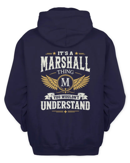 MARSHALL KT06-M008 It’s a [NAME] Thing – You Wouldn’t Understand | Personalized Vintage T-Shirt - Unisex Hoodie - Navy