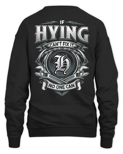 HYING AP81-K4-626 - Personalized Ahmed Quote Apparel “If Ahmed Can't Fix It, No One Can” - Unisex Sweatshirt - Black