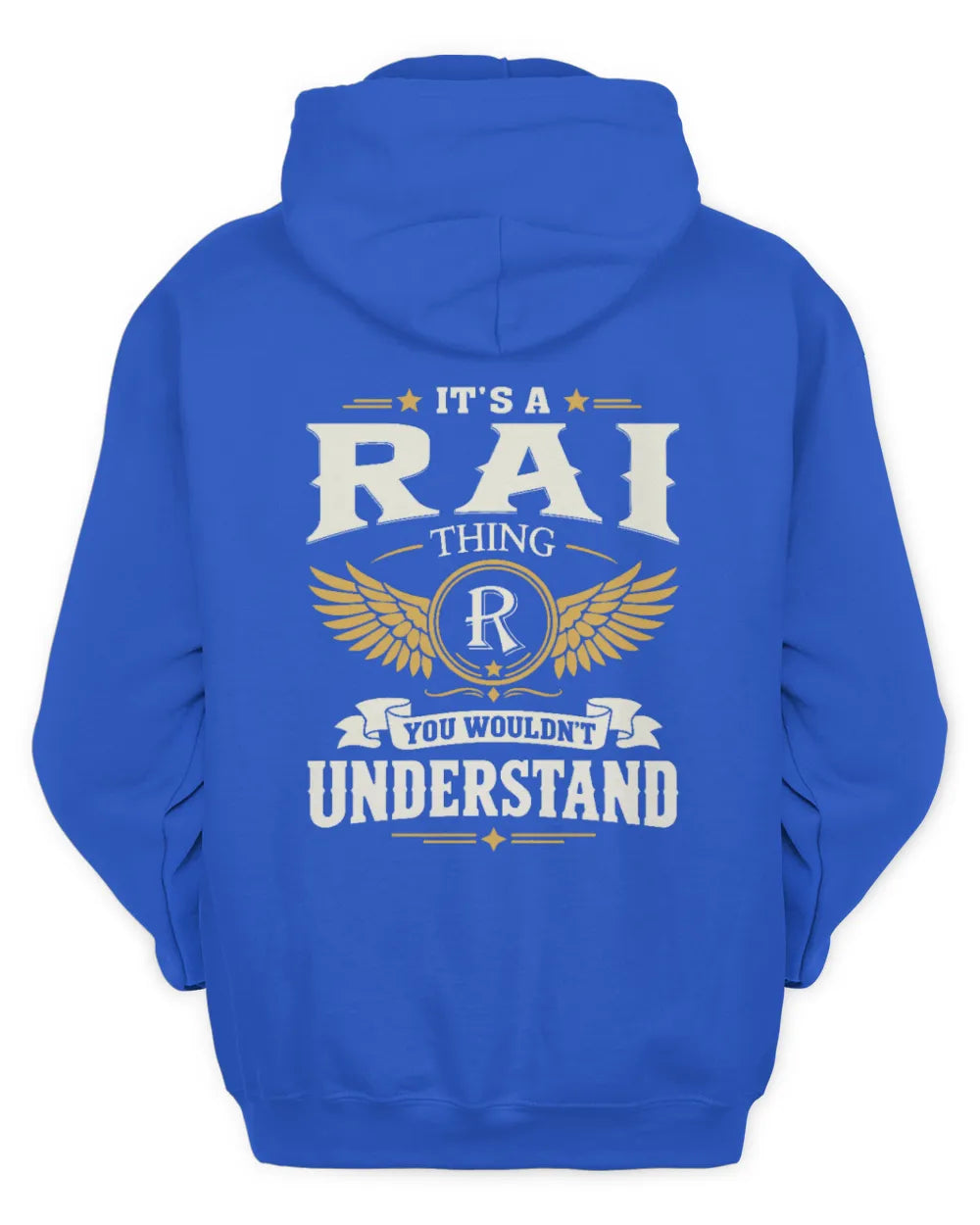RAI KT06-M008 It’s a [NAME] Thing – You Wouldn’t Understand | Personalized Vintage T-Shirt - Unisex Hoodie - Royal