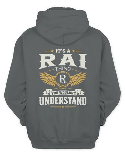 RAI KT06-M008 It’s a [NAME] Thing – You Wouldn’t Understand | Personalized Vintage T-Shirt - Unisex Hoodie - Charcoal