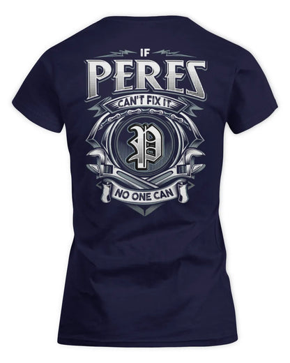 PERES AP81-K4-626 - Personalized Ahmed Quote Apparel “If Ahmed Can't Fix It, No One Can” - Women's Standard T-Shirt - Navy
