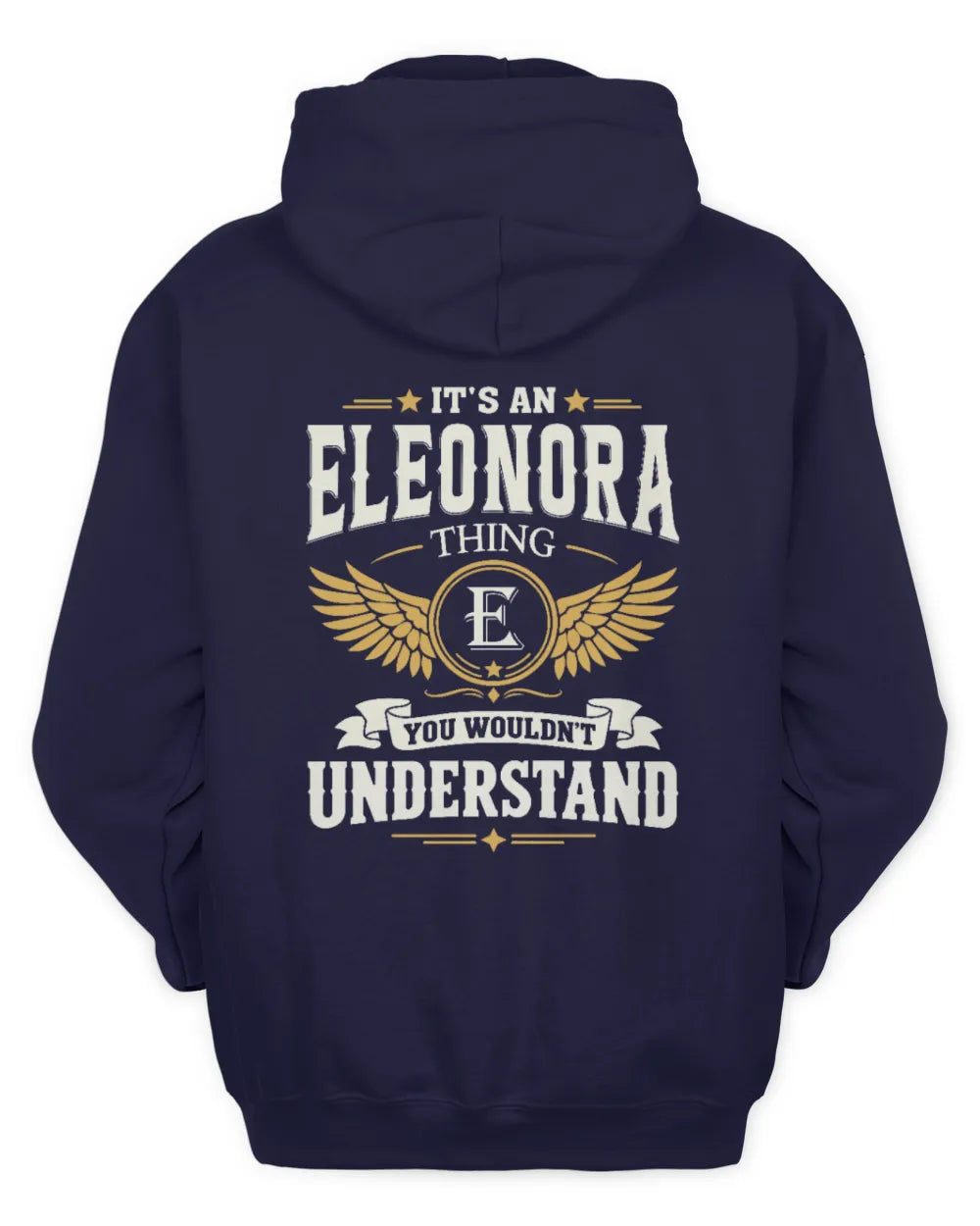 ELEONORA KT06-M008 It’s a [NAME] Thing – You Wouldn’t Understand | Personalized Vintage T-Shirt - Unisex Hoodie - Navy
