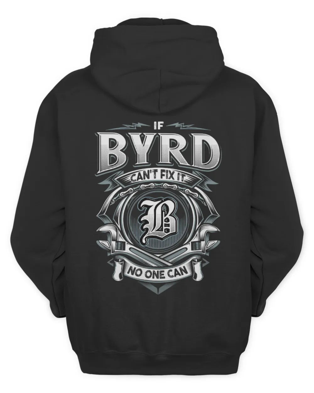 BYRD AP81-K4-626 - Personalized Ahmed Quote Apparel “If Ahmed Can't Fix It, No One Can” - Unisex Hoodie - Black