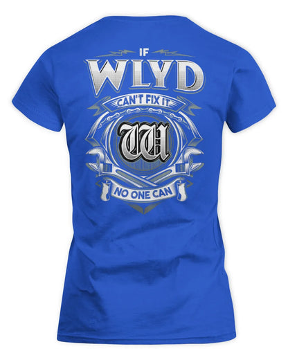 WLYD AP81-K4-626 - Personalized Ahmed Quote Apparel “If Ahmed Can't Fix It, No One Can” - Women's Standard T-Shirt - Royal