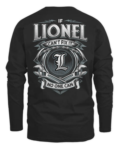 LIONEL AP81-K4-626 - Personalized Ahmed Quote Apparel “If Ahmed Can't Fix It, No One Can” - Men's Long Sleeved T-Shirt - Black