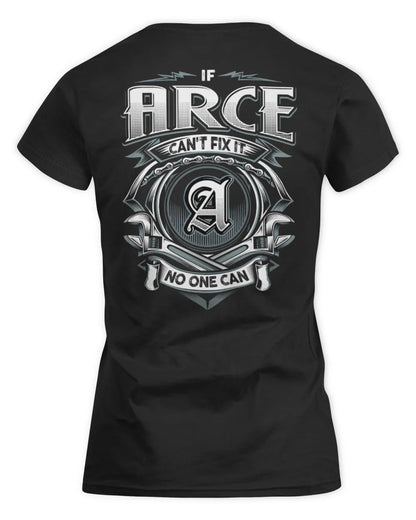 ARCE AP81-K4-626 - Personalized Ahmed Quote Apparel “If Ahmed Can't Fix It, No One Can” - Women's Standard T-Shirt - Black