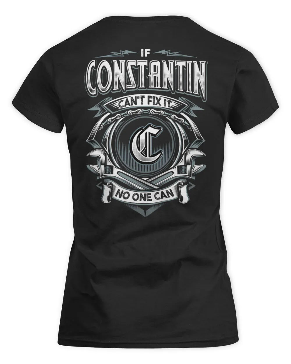 CONSTANTIN AP81-K4-626 - Personalized Ahmed Quote Apparel “If Ahmed Can't Fix It, No One Can” - Women's Standard T-Shirt - Black