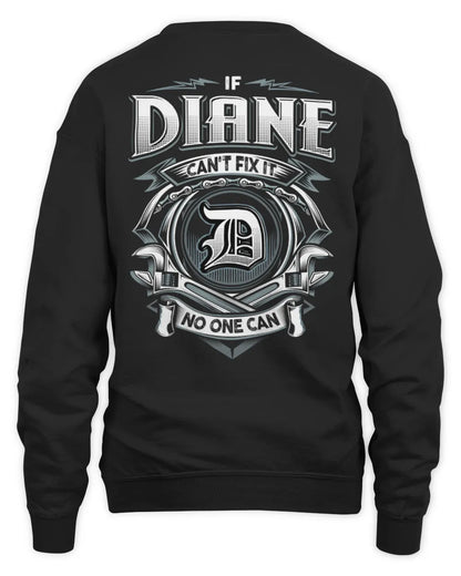 DIANE AP81-K4-626 - Personalized Ahmed Quote Apparel “If Ahmed Can't Fix It, No One Can” - Unisex Sweatshirt - Black