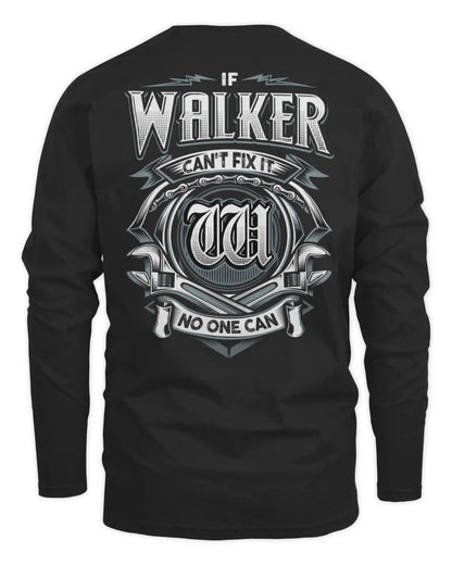 WALKER AP81-K4-626 - Personalized Ahmed Quote Apparel “If Ahmed Can't Fix It, No One Can” - Men's Long Sleeved T-Shirt - Black