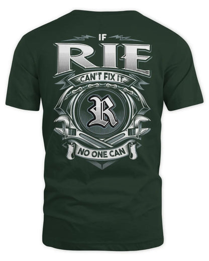 RIE AP81-K4-626 - Personalized Ahmed Quote Apparel “If Ahmed Can't Fix It, No One Can” - Unisex Standard T-Shirt - Forest Green