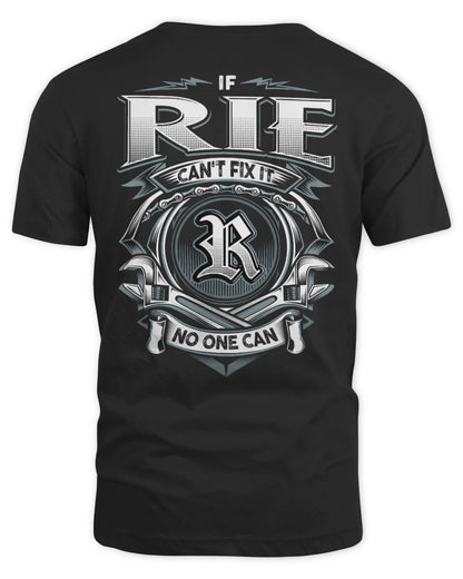 RIE AP81-K4-626 - Personalized Ahmed Quote Apparel “If Ahmed Can't Fix It, No One Can” - Unisex Standard T-Shirt - Black