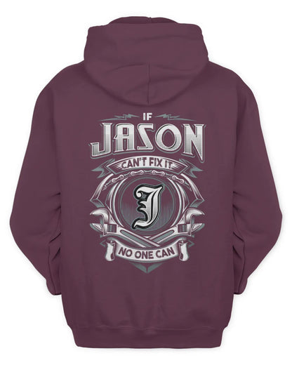 JASON AP81-K4-626 - Personalized Ahmed Quote Apparel “If Ahmed Can't Fix It, No One Can” - Unisex Hoodie - Maroon