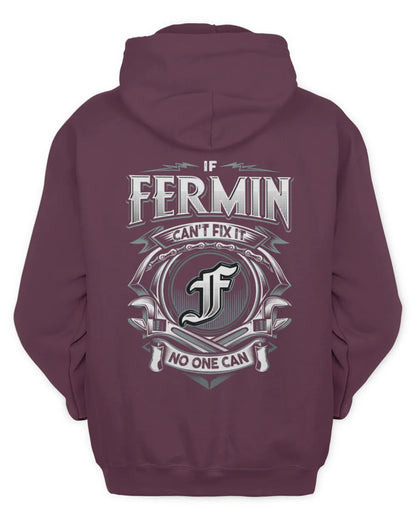 FERMIN AP81-K4-626 - Personalized Ahmed Quote Apparel “If Ahmed Can't Fix It, No One Can” - Unisex Hoodie - Maroon