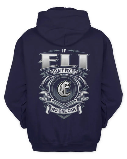 ELI AP81-K4-626 - Personalized Ahmed Quote Apparel “If Ahmed Can't Fix It, No One Can” - Unisex Hoodie - Navy