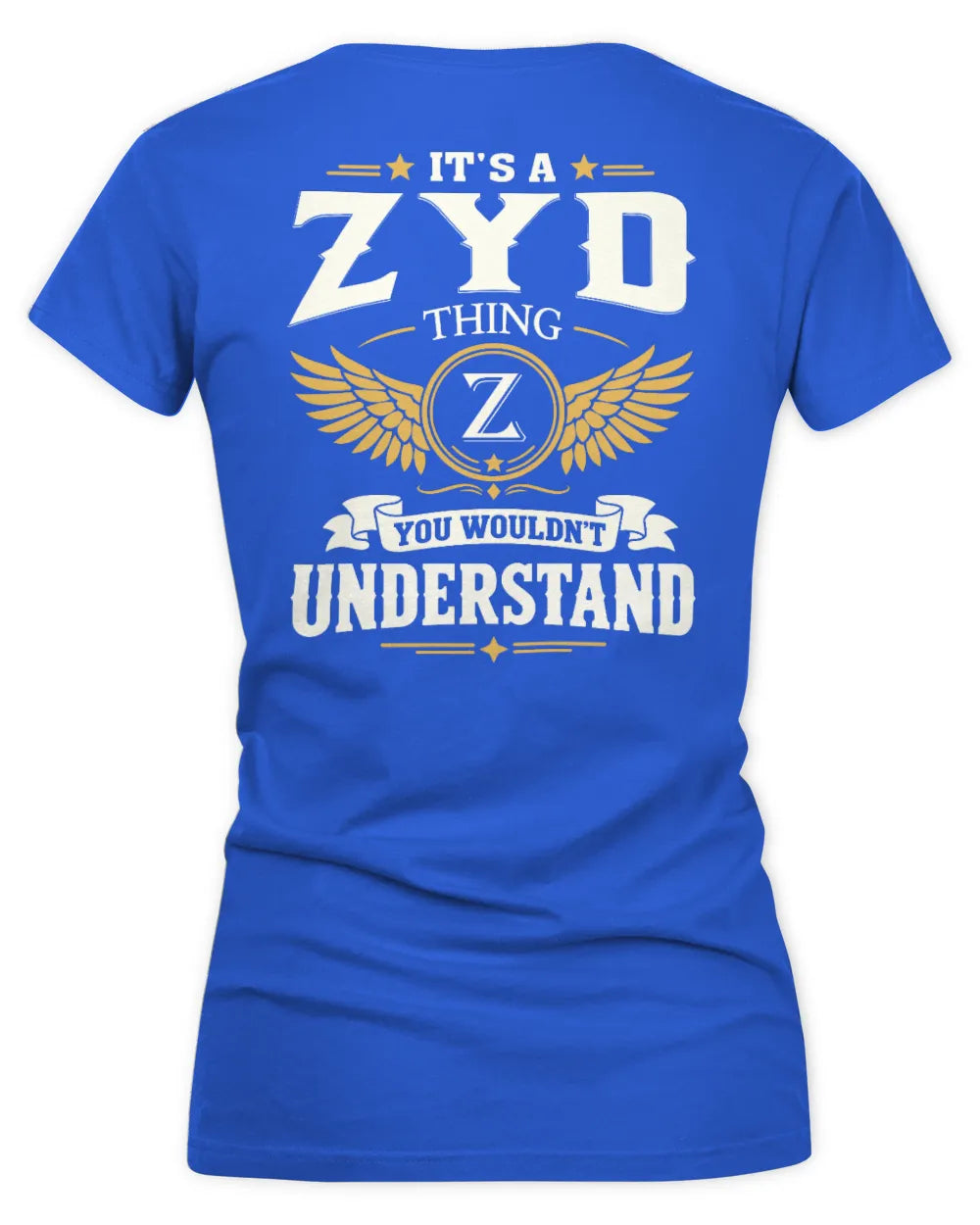 ZYD KT06-M008 It’s a [NAME] Thing – You Wouldn’t Understand | Personalized Vintage T-Shirt - Women's V-Neck T-Shirt - Royal
