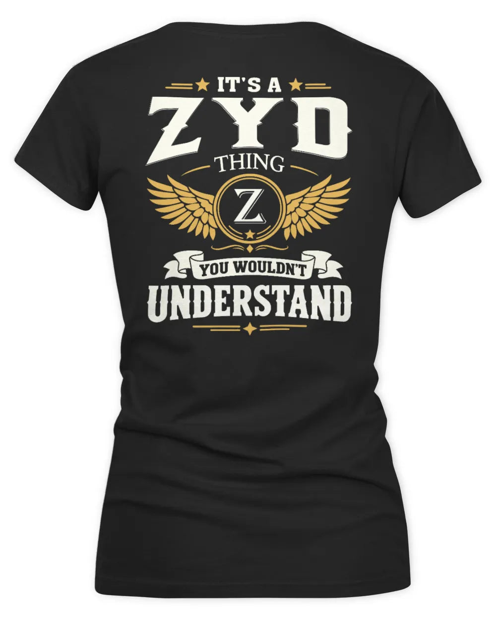 ZYD KT06-M008 It’s a [NAME] Thing – You Wouldn’t Understand | Personalized Vintage T-Shirt - Women's V-Neck T-Shirt - Black