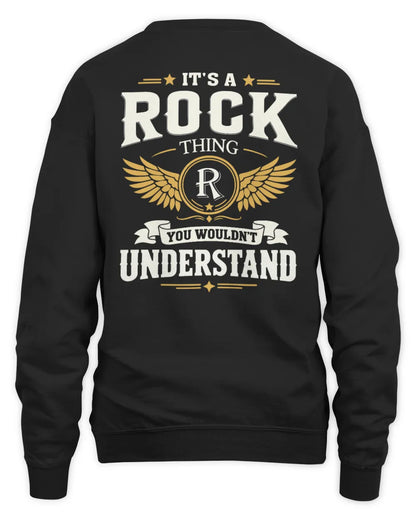 ROCK KT06-M008 It’s a [NAME] Thing – You Wouldn’t Understand | Personalized Vintage T-Shirt - Unisex Sweatshirt - Black
