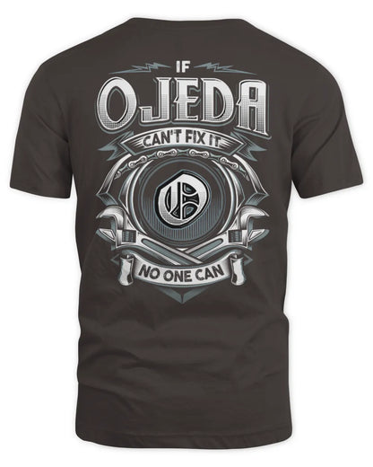 OJEDA AP81-K4-626 - Personalized Ahmed Quote Apparel “If Ahmed Can't Fix It, No One Can” - Unisex Standard T-Shirt - Dark Chocolate