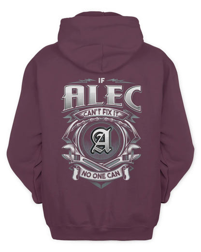 ALEC AP81-K4-626 - Personalized Ahmed Quote Apparel “If Ahmed Can't Fix It, No One Can” - Unisex Hoodie - Maroon