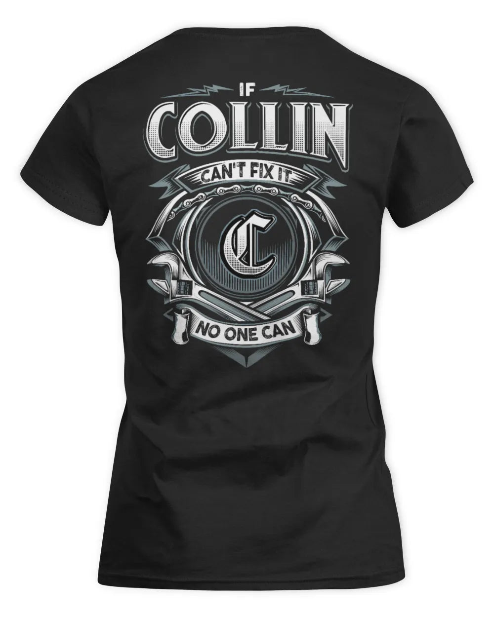 COLLIN AP81-K4-626 - Personalized Ahmed Quote Apparel “If Ahmed Can't Fix It, No One Can” - Women's Standard T-Shirt - Black
