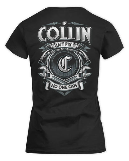 COLLIN AP81-K4-626 - Personalized Ahmed Quote Apparel “If Ahmed Can't Fix It, No One Can” - Women's Standard T-Shirt - Black