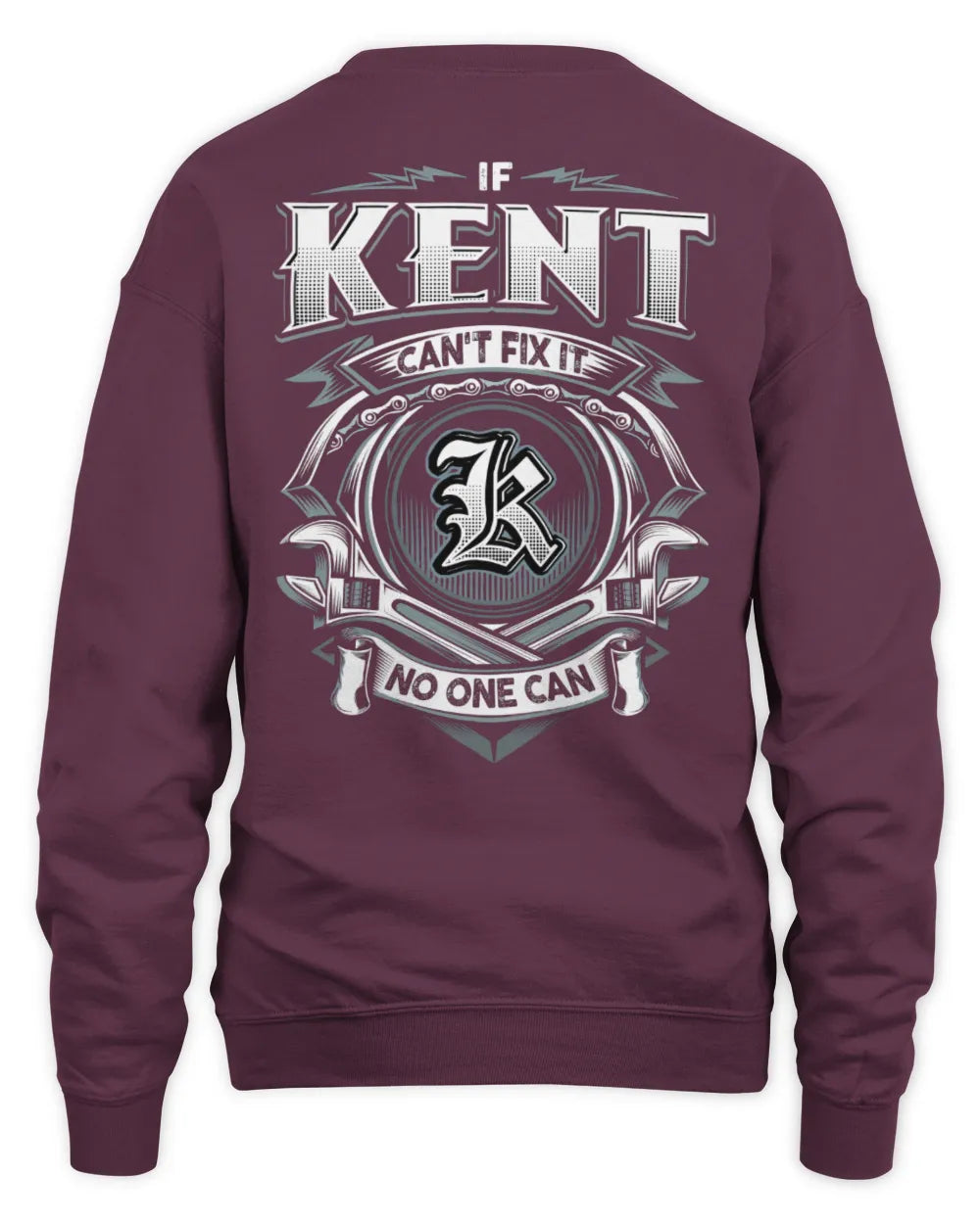KENT AP81-K4-626 - Personalized Ahmed Quote Apparel “If Ahmed Can't Fix It, No One Can” - Unisex Sweatshirt - Maroon