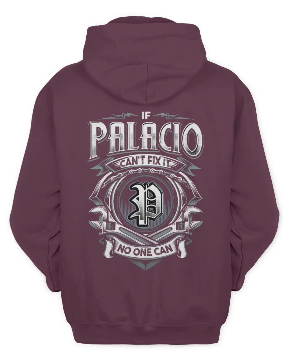 PALACIO AP81-K4-626 - Personalized Ahmed Quote Apparel “If Ahmed Can't Fix It, No One Can” - Unisex Hoodie - Maroon