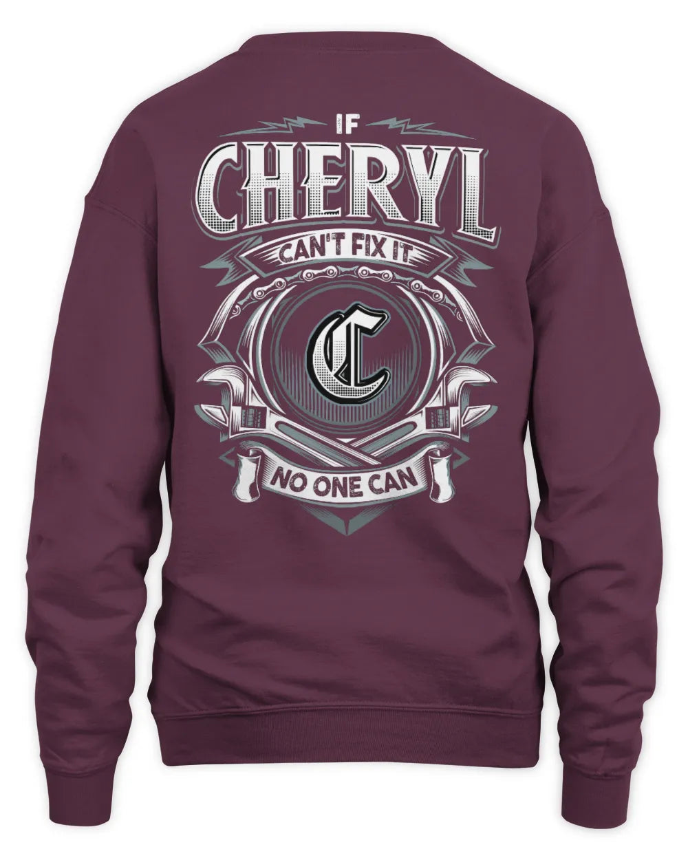 CHERYL AP81-K4-626 - Personalized Ahmed Quote Apparel “If Ahmed Can't Fix It, No One Can” - Unisex Sweatshirt - Maroon