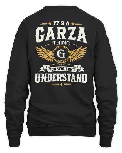 GARZA KT06-M008 It’s a [NAME] Thing – You Wouldn’t Understand | Personalized Vintage T-Shirt - Unisex Sweatshirt - Black