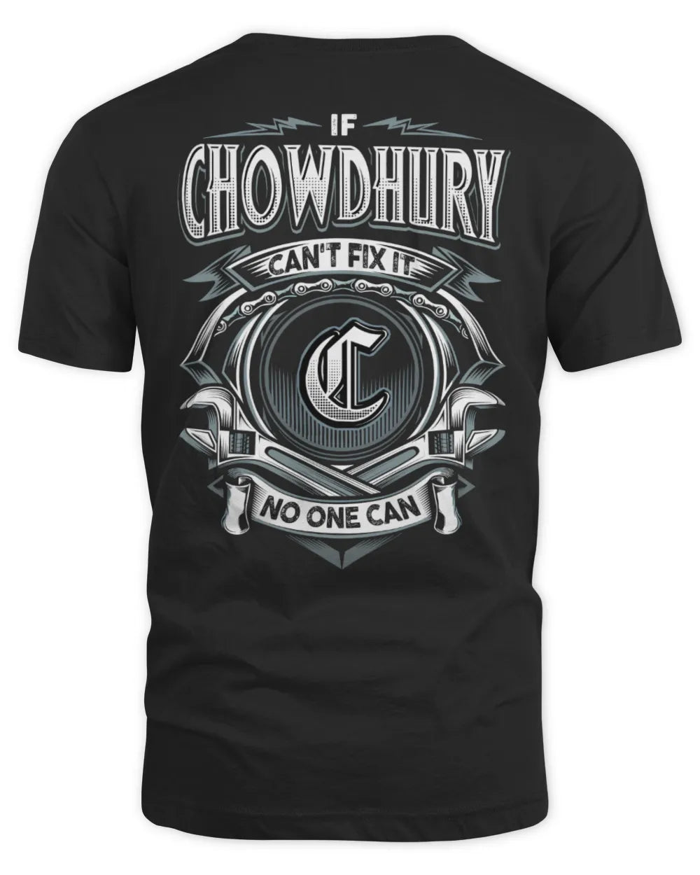 CHOWDHURY AP81-K4-626 - Personalized Ahmed Quote Apparel “If Ahmed Can't Fix It, No One Can” - Unisex Standard T-Shirt - Black