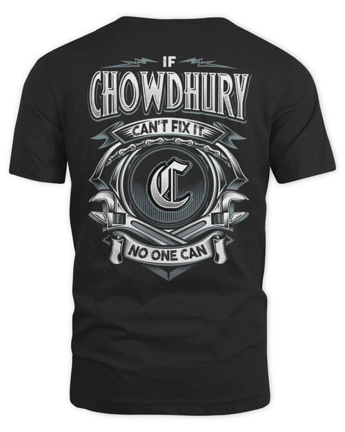 CHOWDHURY AP81-K4-626 - Personalized Ahmed Quote Apparel “If Ahmed Can't Fix It, No One Can” - Unisex Standard T-Shirt - Black